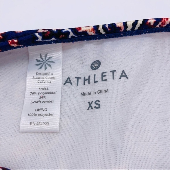 ATHLETA SWIM BOTTOMS SIZE XS-PURPLE/MAROON - Picture 2 of 7